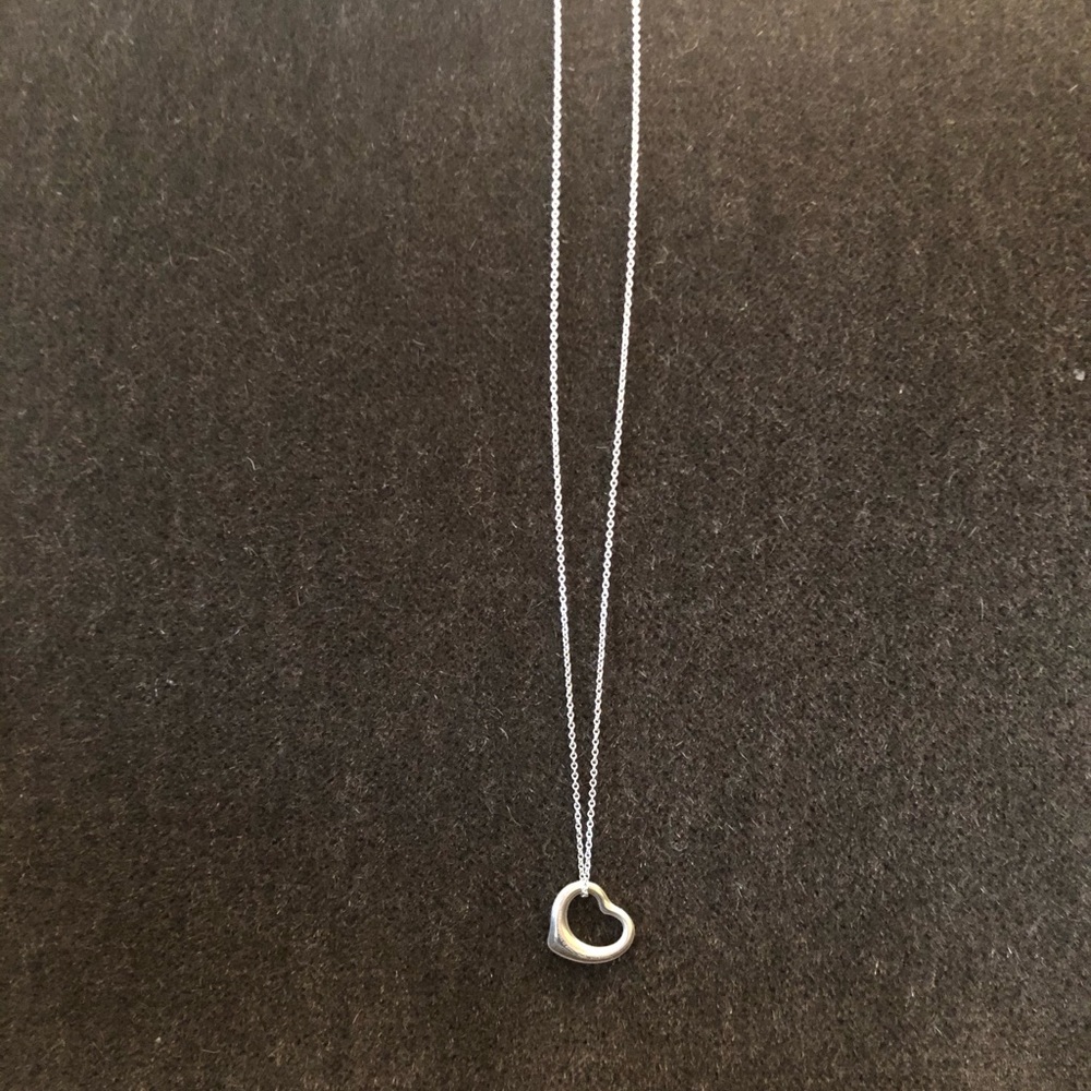 Tiffany and co Open heart pendant